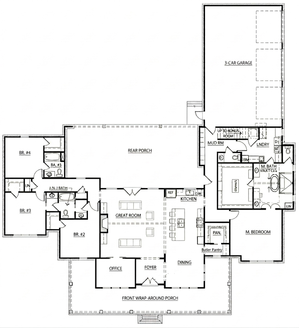 The Rocky Creek floor plan layout